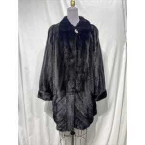 ranch mink stroller natura female turn up cuffs (73009)